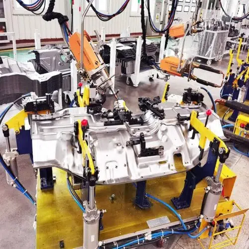 Automatic Electric Vehicle Door Welding Fixtures